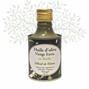 Huile d'olive au basilic extra vierge